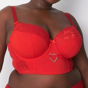 Cacique Heart Longline Balconette Bra